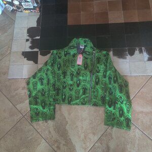 Bonsai Kitten X Elvira collection jacket size 22 UK New